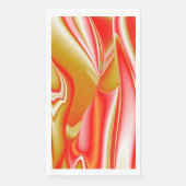 Liefde en Goud Abstract 3D Rainbowart Servet (Voorkant)