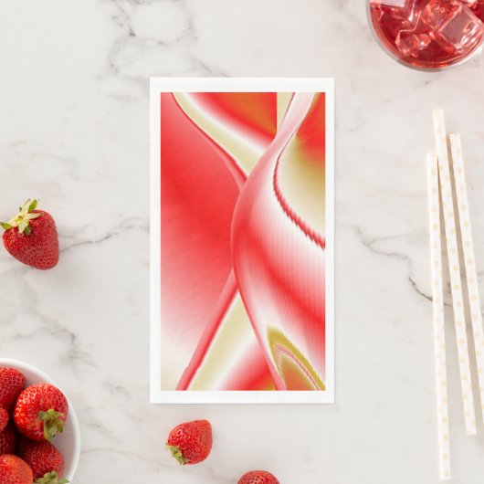 Liefde en Goud Abstract 3D Rainbowart Servet (Insitu)