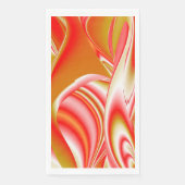 Liefde en Goud Abstract 3D Rainbowart Servet (Voorkant)
