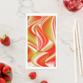 Liefde en Goud Abstract 3D Rainbowart Servet (Insitu)