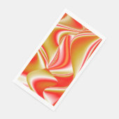 Liefde en Goud Abstract 3D Rainbowart Servet (Hoek)