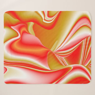 Liefde en Goud Abstract 3D Rainbowart Sherpa Deken