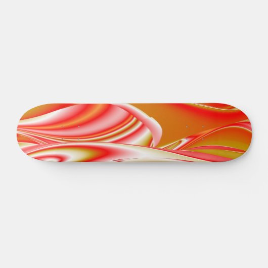 Liefde en Goud Abstract 3D Rainbowart Skateboard (Horizontaal)