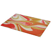 Liefde en Goud Abstract 3D Rainbowart Snijplank (Hoek)