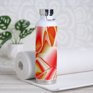 Liefde en Goud Abstract 3D Rainbowart Waterfles