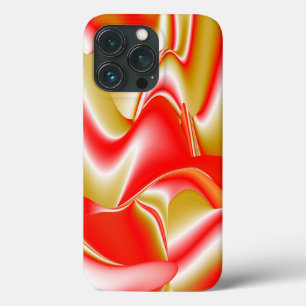 Liefde en Goud Abstracte 3D Regenboogkunst iPhone 13 Pro Hoesje