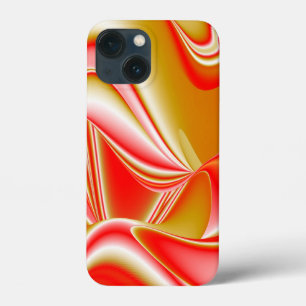 Liefde en Goud Abstracte 3D Regenboogkunst iPhone 13 Mini Hoesje
