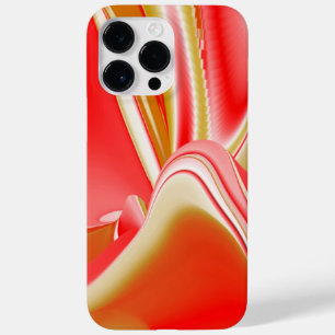 Liefde en Goud Abstracte 3D Regenboogkunst Case-Mate iPhone 14 Pro Max Hoesje