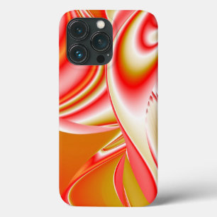 Liefde en Goud Abstracte 3D Regenboogkunst iPhone 13 Pro Hoesje