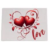 Liefde en hart groot cadeauzakje (Voorkant)
