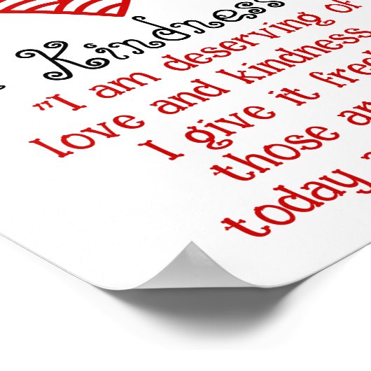 Liefde en kindheid poster (Hoek)