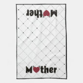 Liefde en knuffels Moeder's Keuken Handdoek (Verticaal)