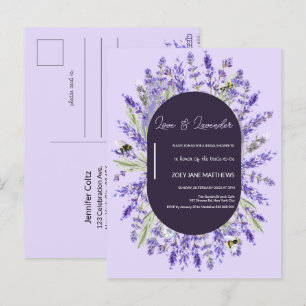 Liefde en Lavendel Budget Vrijgezellenfeest Invi Briefkaart