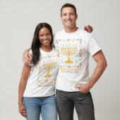 Liefde en Licht | Eenvoudige Happy Chanoeka famili T-shirt (Unisex)