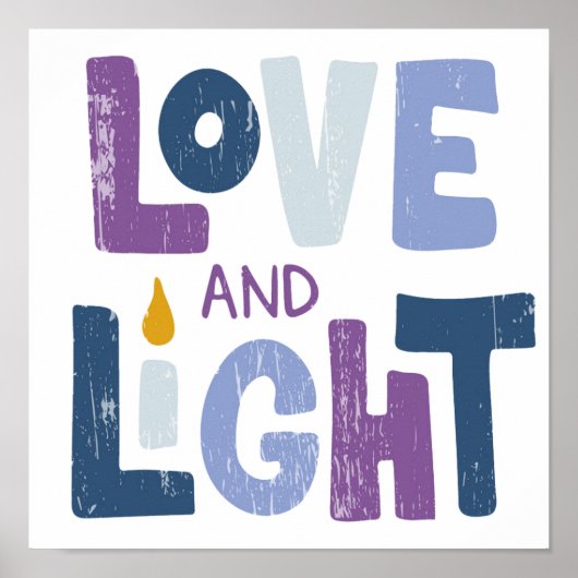 Liefde en Licht Poster (Voorkant)