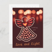 Liefde en lichte compassionate angel CC0125 Briefkaart (Voorkant / Achterkant)