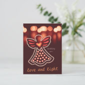 Liefde en lichte compassionate angel CC0125 Briefkaart (Staand voorkant)