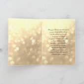 Liefde en lichte kerst feestdagen kaart (Binnen)