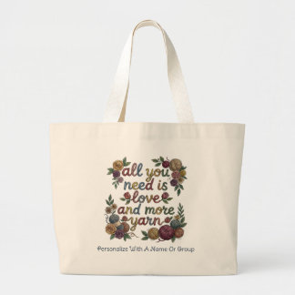Liefde En Meer Garens Grote Tote Bag