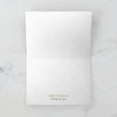 Liefde en Pizza Vrijgezellenfeest Dank U Kaart (Binnen)