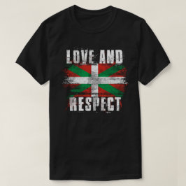 Liefde en respect voor Baskische    vlag Baskenlan T-shirt