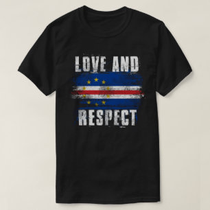 Liefde en respect voor Kaapverdië    FlagCabo Ver T-shirt