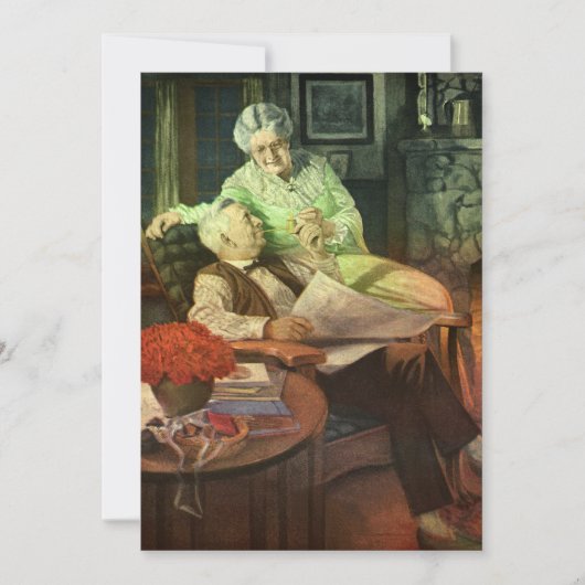 liefde en Romance, 50e Jubileum Partij Kaart (Voorkant)