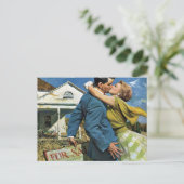  liefde en Romance, adreswijziging Aankondigingskaart (Staand voorkant)