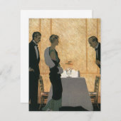  liefde en Romance, elegant avondeten (Voorkant / Achterkant)