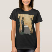  liefde en Romance, elegant avondeten T-shirt (Voorkant)