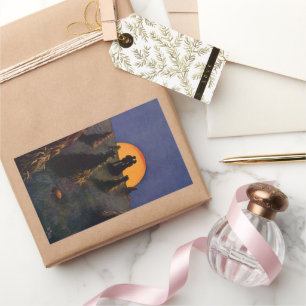 liefde en Romance, Harvest Moon Kiss Rechthoekige Sticker