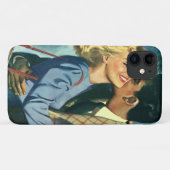  liefde en Romance, kerstdans Case-Mate iPhone Case (Achterkant (horizontaal))