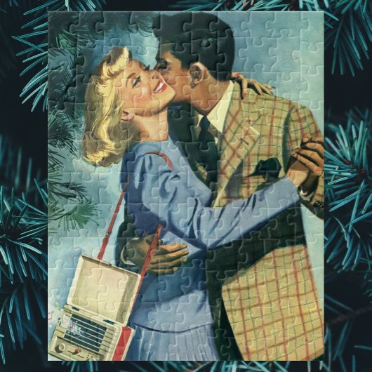  liefde en Romance, kerstdans Legpuzzel