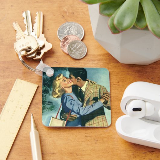  liefde en Romance, kerstdans Sleutelhanger (Bureau)