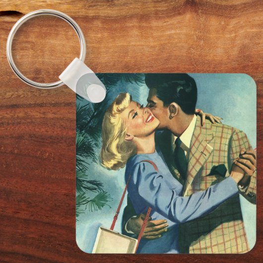  liefde en Romance, kerstdans Sleutelhanger (Voorkant)