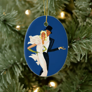  liefde en Romance, Modern Wedding Couple Keramisch Ornament