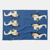 liefde en Romance, Modern Wedding Couple Theedoek (Horizontaal)