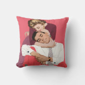 liefde en Romance, Passen getrouwd in roze Kussen (Voorkant)