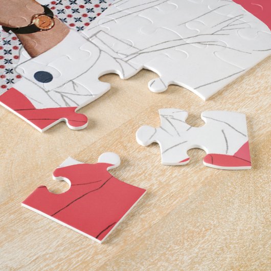 liefde en Romance, Passen getrouwd in roze Legpuzzel