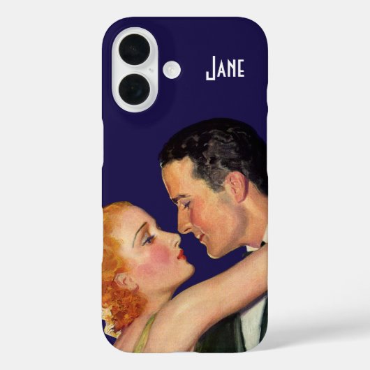  liefde en Romance, Retro Hollywood Films Case-Mate iPhone Case (Achterkant)