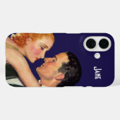  liefde en Romance, Retro Hollywood Films Case-Mate iPhone Case (Achterkant (horizontaal))