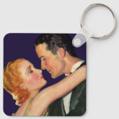  liefde en Romance, Retro Hollywood Films Sleutelhanger (Achterkant)