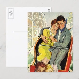 liefde en Romance, Roller Onderzetter Ride Briefkaart