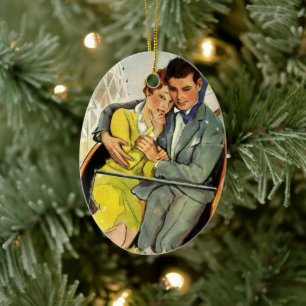  liefde en Romance, Roller Onderzetter Ride Keramisch Ornament