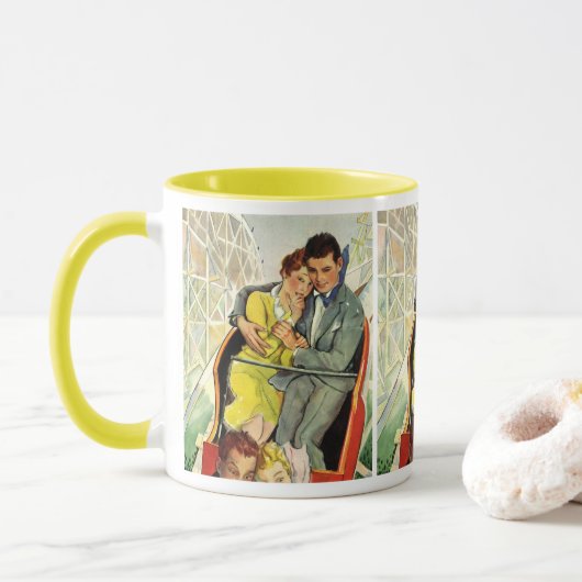  liefde en Romance, Roller Onderzetter Ride Mok (Met donut)