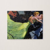 liefde en Romance, Romantic Kiss Legpuzzel (Horizontaal)