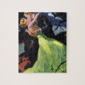 liefde en Romance, Romantic Kiss Legpuzzel (Verticaal)