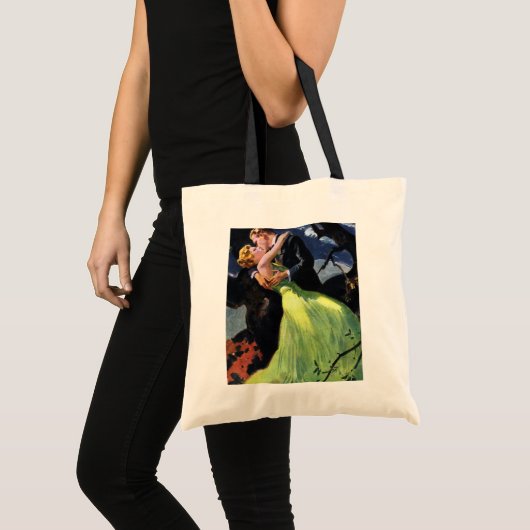 liefde en Romance, Romantic Kiss Tote Bag (Voorkant (product))