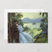  liefde en Romance, Romantisch tropisch Uitzicht Briefkaart (Voorkant / Achterkant)