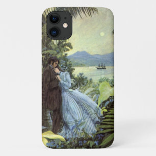 liefde en Romance, Romantisch tropisch Uitzicht iPhone 11 Hoesje